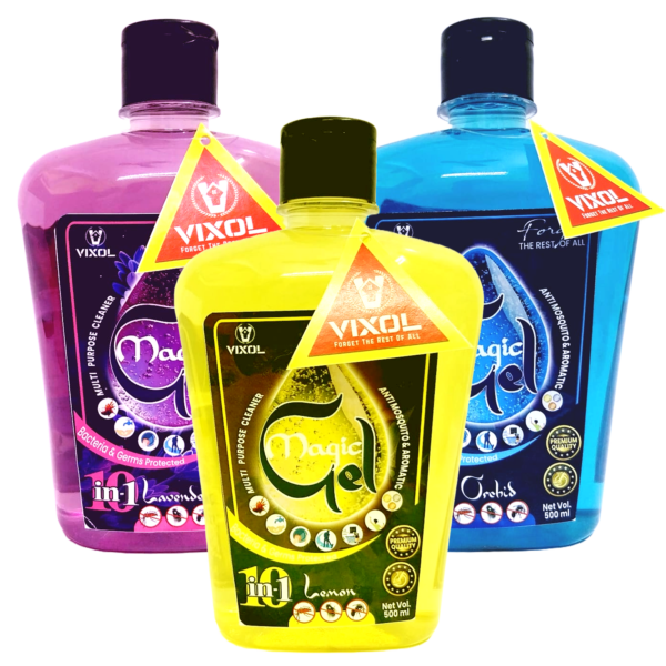Vixol Magic Gel-Combo Pack-Orchid, Lemon & Lavender