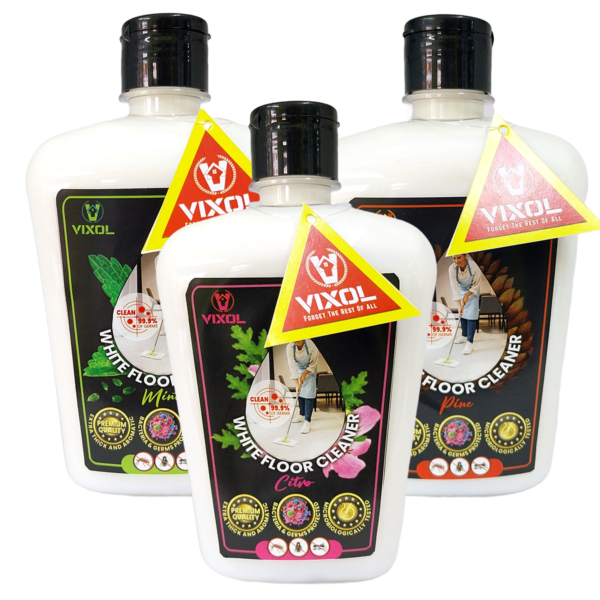 White Floor Cleaner-Combo Pack of Citro, Mint & Pine